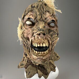 Ghoulish Productions Zombie Scarecrow Halloween Mask